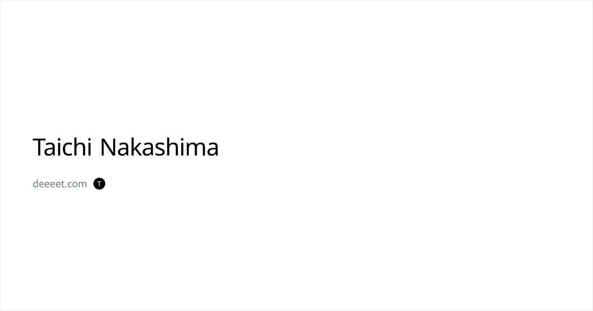 Taichi Nakashima